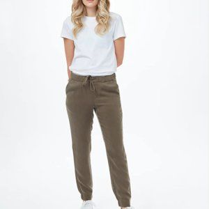 Tentree Tencel Pacific Jogger NWT - L - Olive Night Green